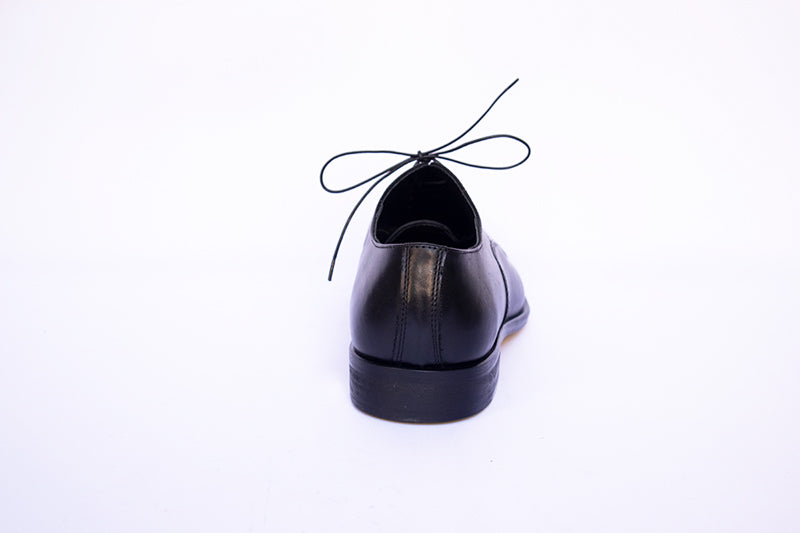 Scarpe da gala da uomo modello francesina colore nero